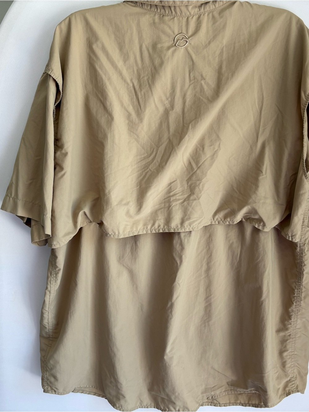 Magellan Outdoors Tan Relaxed-Fit Fishing Shirt